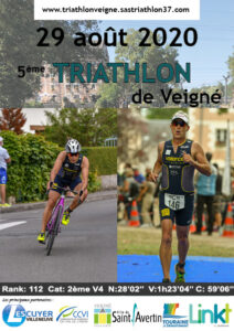 Lire la suite à propos de l’article Triathlon M de Veigné (29/08/2020)